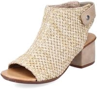 Sandalette RIEKER, Damen, Gr. 36, beige (sand), Textil, Schuhe Sandalette,