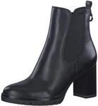 Chelseaboots TAMARIS, Damen, Gr. 36, schwarz, Elastischer Einsatz, Lederimitat,