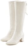 LASCANA Schlupfboots, Slouchy Boots, Slip-On, Schlupfstiefel aus stretchigem Material