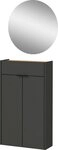 GERMANIA Garderoben-Set Ameca, (Set, 2-St), Mehrzweckschrank, geringe Tiefe, mit