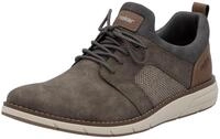 Slip-On Sneaker RIEKER, Herren, Gr. 40, braun (taupe, grau, braun), Lederimitat,