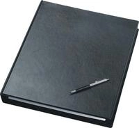VELOFLEX Pr&auml;sentationsordner Ringbuch A3 hoch 30mm 4 Ringe schwarz