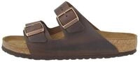 Birkenstock Arizona SFB ge&ouml;ltes Nubukleder Weichbettung schmal Sandale...