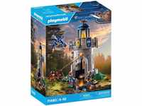 Playmobil® Konstruktions-Spielset Ritterturm mit Schmied und Drache (71483),