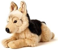 Uni-Toys Kuscheltier Deutscher Sch&auml;ferhund, liegend - L&auml;nge 45 cm -...
