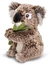 Uni-Toys Kuscheltier Koala mit Blatt, sitzend - 16 cm (H&ouml;he) - Pl&uuml;sch-B&auml;r -