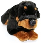Uni-Toys Kuscheltier Rottweiler, liegend - 45 cm (L&auml;nge) - Pl&uuml;sch-Hund -