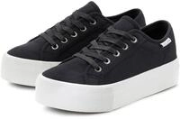 LASCANA Sneaker Schn&uuml;rhalbschuh, Freizeitschuh aus Textil mit Plateausohle