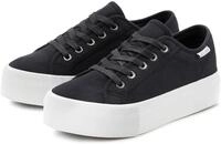 Sneaker LASCANA, Damen, Gr. 36, schwarz, Obermaterial: 100% Textilmaterial.