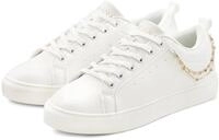 LASCANA Sneaker modisches Ketten-Element, Schn&uuml;rhalbschuhe, Freizeitschuhe VEGAN