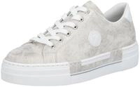 Rieker Sneaker, Freizeitschuh, Halbschuh, Schn&uuml;rschuh mit Plateausohle