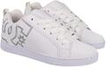 Sneaker DC SHOES "Court Graffik", Damen, Gr. 10(42), bunt (wei&szlig;, m silber),