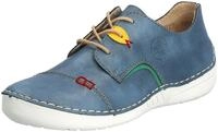Sneaker RIEKER, Damen, Gr. 36, blau (royalblau), Nubuklederimitat, Schuhe Sneaker, im