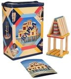 KAPLA&reg; 200 Holzbausteine Sommerfarben mit Ideenheft, Pinienholz ab 2 J.