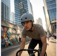 XLC Fahrradhelm XLC Urban Helm BH-C22 grau 58 bis 61cm