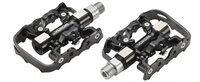 Voxom Plattformpedale Voxom Pedal Touring SPD-Pe18 schwarz beidseitig (Plattform/Spd)