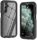 Wigento Handyh&uuml;lle F&uuml;r Samsung Galaxy A15 360 Grad Full Body Wasserdichte...