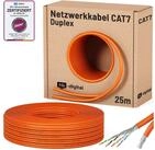 HB-DIGITAL CAT 7 Kabel Duplex Installationskabel Ethernet S/FTP LSZH AWG23