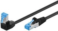 Goobay Goobay 51559 CAT 6A Patchkabel 1x 90&deg; gewinkelt, S/FTP (PiMF),...