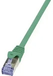 LogiLink LogiLink CQ3045S RJ45 Patchkabel CAT 6a S/FTP 1.50 m Gr&uuml;n Flammwidrig,