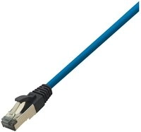 LogiLink LogiLink CQ8026S RJ45 Patchkabel CAT 8.1 S/FTP 0.50 m Blau Halogenfrei