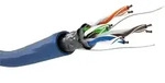 Goobay CAT 5e Netzwerkkabel F/UTP 100 m Blau - CCA Kupfergemisch f&uuml;r SOHO Anw