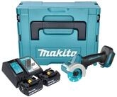 Makita Winkelschleifer DMC 300 RTJ 18 V 76 mm + 2x Akku 5,0 Ah + Ladeger&auml;t + Makpac