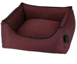 Nobby Tierbett Hundebett Komfort eckig Esat bordeaux 70 cm x 80 cm
