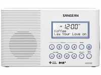 Sangean Sangean H203 Badradio DAB+, UKW Taschenlampe, wasserdicht Weiß Radio