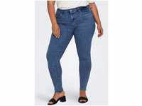 ONLY CARMAKOMA Skinny-fit-Jeans CARPOWER MID SKINNY PUSH UP REA2981 NOOS, blau