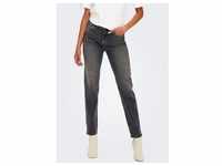 ONLY Straight-Jeans ONLEMILY STRETCH HW ST ANK CRO614 grau 29