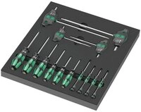 Wera Werkzeugeinsatz Einlage 9712 (Set), 14-teilig, inkl. TORX Schraubendreher,...