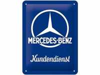Nostalgic Art Mercedes-Benz Mercedes Kundendienst 15x20cm