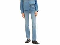 TOM TAILOR 5-Pocket-Jeans Alexa Straight mit Stretch, blau