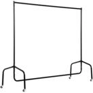 HOMCOM Kleiderst&auml;nder Kleiderwagen, (W&auml;schest&auml;nder, 1 St., Rollgarderobe