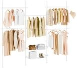 SoBuy Kleiderst&auml;nder KLS04, Garderobenst&auml;nder Kleiderschrank, verstellbares Regal,