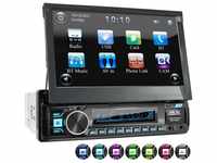 XOMAX XM-V779 Autoradio mit 7 Zoll Touchscreen Bildschirm Bluetooth, 1 DIN...
