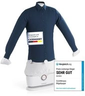 CLEANmaxx B&uuml;gelsystem PRO, automatischer Hemdenb&uuml;gler f&uuml;r Oberbekleidung, 1800 W,