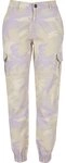 URBAN CLASSICS Cargohose Urban Classics Damen Ladies High Waist Camo Cargo Pants