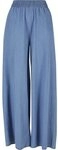 URBAN CLASSICS Bequeme Jeans Urban Classics Damen Ladies Light Denim Wide Leg Pants