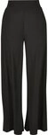 URBAN CLASSICS Stoffhose Urban Classics Damen Ladies Rib Jersey Wide Leg Pants