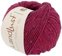 LANA GROSSA LANDLUST SOFT TWEED 90 H&auml;kelwolle, 90 m (Klassisch verzwirntes Tweedgarn