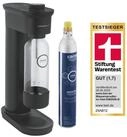 Grohe Wassersprudler Blue Fizz Wassersprudler, Advanced Starter Set, schwarz