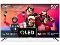 CHiQ U50QM8G QLED-Fernseher (126,00 cm/50 Zoll, 4K Ultra HD, QLED Google TV,