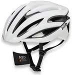 KED Fahrradhelm Rayzon Sporthelm, Bel&uuml;fteter Rennradhelm Mit LED R&uuml;cklicht wei&szlig;