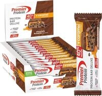 Premier Protein 12x50g Eiwei&szlig;riegel Bar Deluxe 40% Riegel, 12 er 12 St., 600 g