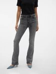 Vero Moda Bootcut-Jeans VMFLASH MR FLARED JEANS LI213 GA NOOS Baumwollmischung mit