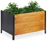 relaxdays Hochbeet Holz