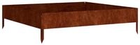 vidaXL Hochbeet Hochbeet 100x100x26 cm Cortenstahl (1 St)