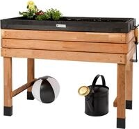 WONDERMAKE Hochbeet KIRSCHBAUM Holz gro&szlig; f&uuml;r Garten Balkon Pflanzkasten XL